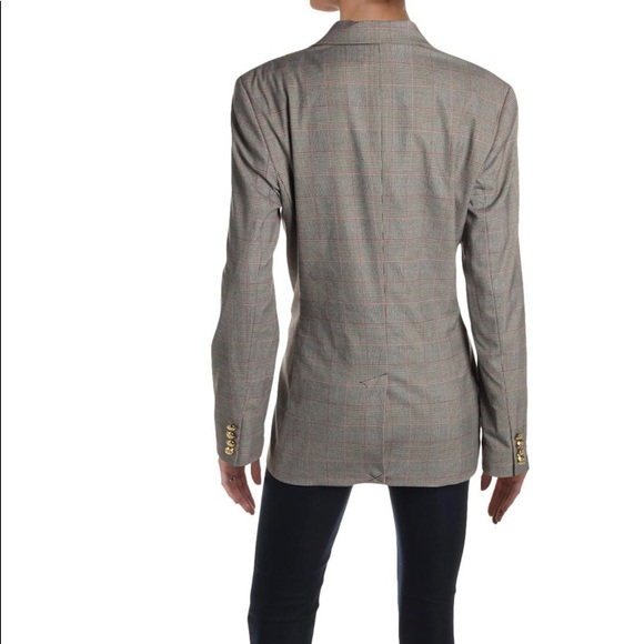 NWOT Ralph Lauren Red & Black Plaid Blazer - Picture 7 of 11